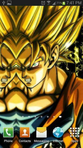 Bigger Dragon Ball Z Live Wallpaper For Android Screenshot