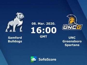 Samford Bulldogs Unc Greensboro Spartans Live Score Video Stream