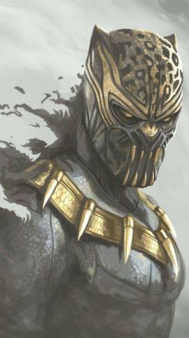 Black Panther Erik Killmonger iPhone Wallpaper