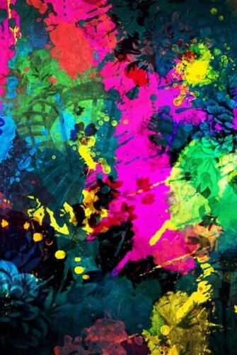 Paint Splatter Wallpaper