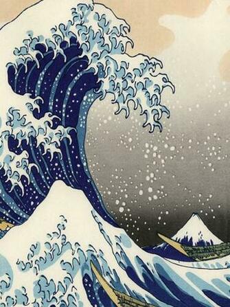 Apple iPad Mini Decal Skin The Great Wave