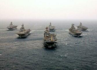 April From Left To Right Uss Bonhomme Richard LHD