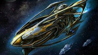 Starcraft Spaceship Space Stars Wallpaper Background 4k Ultra HD