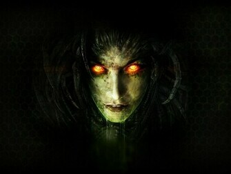 Horror Girl Face Wallpaper On This Scary Background Website