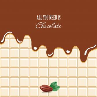 Melted Chocolate Background Vectors Clipart