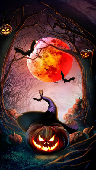 Top Jack O Lantern Wallpaper Halloween Pumpkin