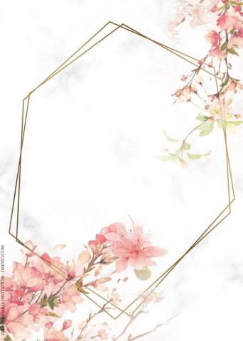 Printables Vintage Floral Watercolor Invitation