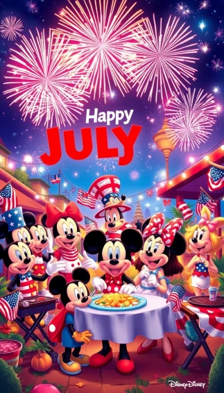 Disney July 4th Wallpaper