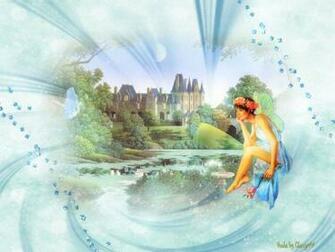 Fairy In The Garden Wallpaper