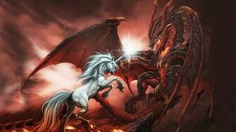 Vs Dragon Art Wallpaper Design Courant Taille X