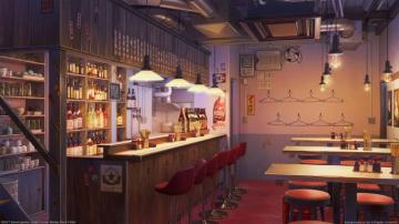 Anime Bar Wallpaper Top Background