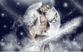 Bleach Moon Espada Grimmjow Jaegerjaquez Swords Wallpaper