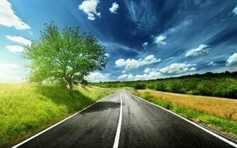 Road Computer Wallpaper Desktop Background Id