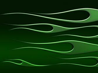 Green Flames Background Wallpaper