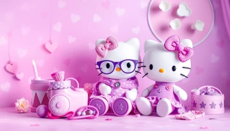 Purple Hello Kitty Wallpaper