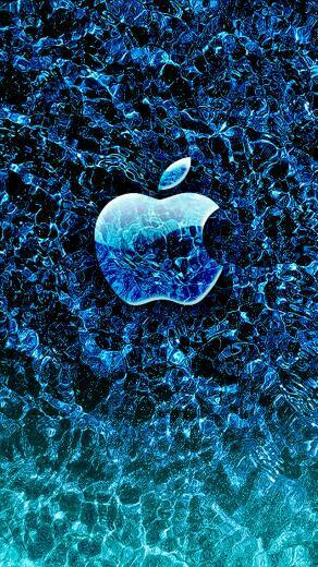 Ice Apple iPhone Wallpaper