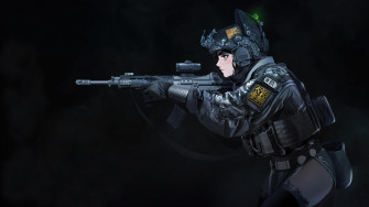 Anime Girl Soldier 4k Phone iPhone Wallpaper 414a