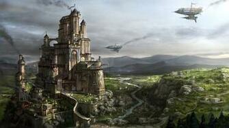 Medieval Fantasy Castle Wallpaper