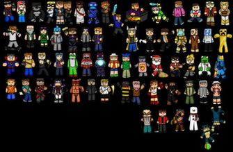 Minecraft Chibis Rs By Goldsolace