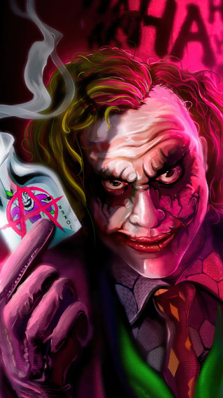 Top Joker Cartoon Image HD Wallpaper