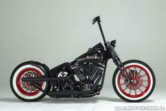 F R Umbau Einer Softail Zu Bobber Harley Davidson