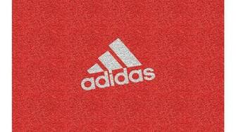 Wallpaper Adidas Logo Texture Brand Red Pattern