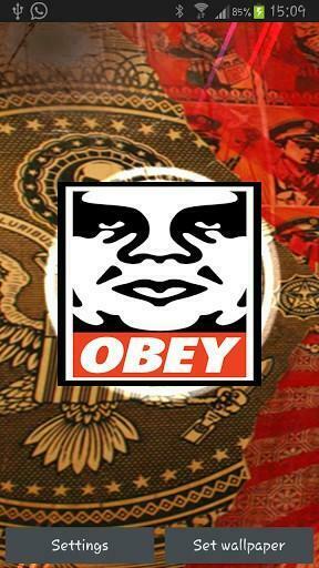 Bigger Obey Live Wallpaper For Android Screenshot