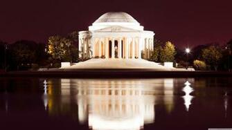 Thomas Jefferson Memorial At Night 4k HD Desktop Wallpaper For