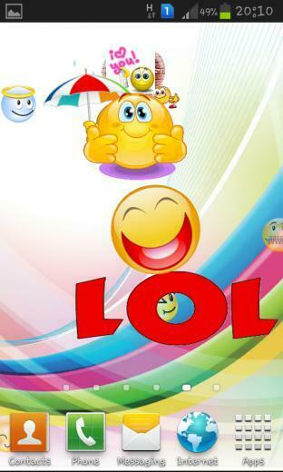Emoji Fun Touch Live Wallpaper Android Apps On Google Play