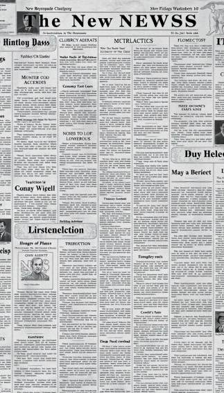 Wallpaper That Looks Like Newspaper
