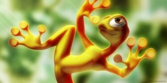 Thread Splashy Gecko Thingie Wallpaper Sized