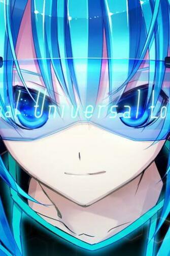 Blue Hatsune Miku iPhone Wallpaper Ipod
