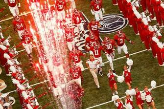 Alabama Take The Field Bcs Championship Game Espn