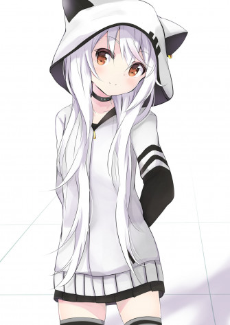 Wp7344092 Cute Anime Girl Wolf Wallpaper By Thebluefoxart On