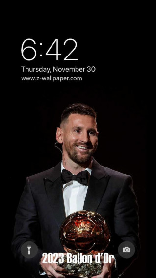Z Wallpaper Lionel Messi Ballon D Or Football Mobile Phone