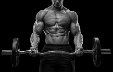 Wallpaper Muscle Rod Background Black Muscles Press