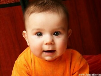 Pretty Looking Baby Boy Wallpaper Amusing