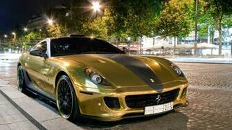 Gold Ferrari Gtb Hamann Wallpaper And Image