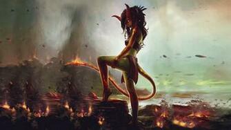 Succubus Demon Girl Devil Wallpaper