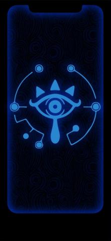 Made A Sheikah Slate Wallpaper For iPhone X Breath