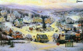 Snowy Village