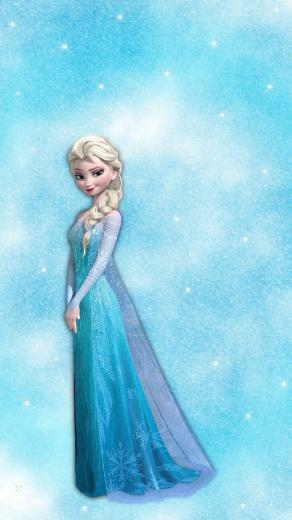 Elsa Frozen Wallpaper iPad A Featuring