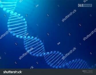 Dna Science Technology Vector Background For Biomedical Health