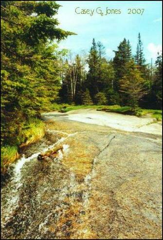Indian Pass From Field On Side Of Adk Loj Road
