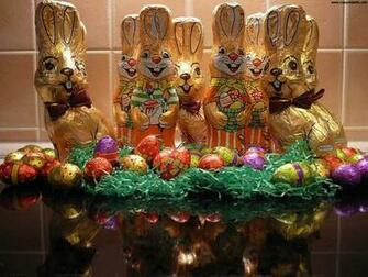 Of Chocolate Easter Eggs And Bunnys For Computer Wallpaper Beautiful