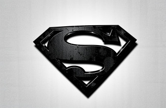 Black Superman Logo Wallpaper