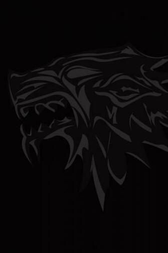 Wallpaper House Of Stark Game Thrones Logo Emblem Wolf