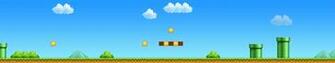 Simple Mario Level Background By Flayh