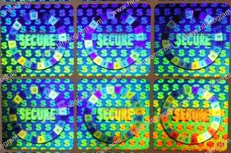 Destructive Hologram Label Tamper Evident Sticker