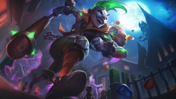 Wallpaper 4k Trick Or Treat Ekko Splash Art League Of Legends Lol